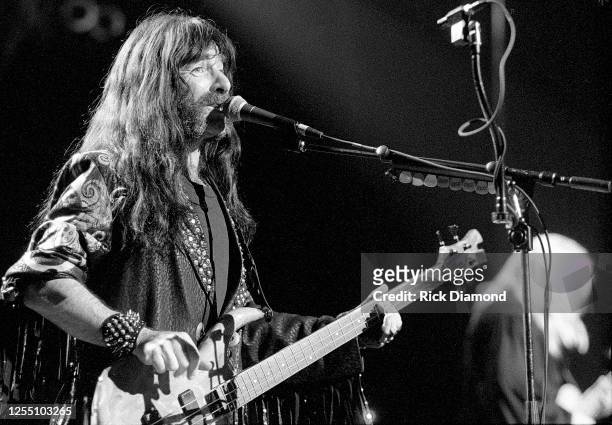Derek Smalls of Spinal Tap are joined by members Drivin' N' Cryin' at The Fox Theater in Atlanta Georgia, June 12, 1992 (Photo by Rick Diamond/Getty...