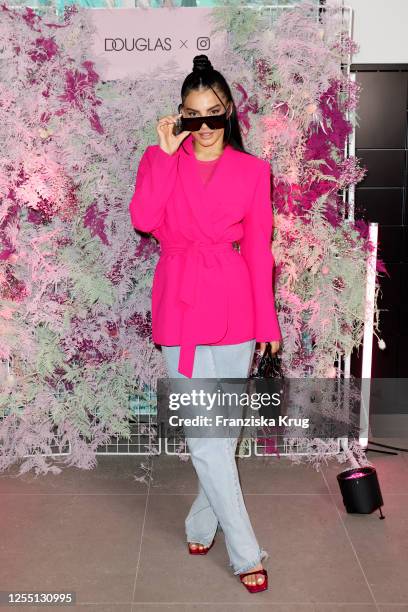 Ivana Santacruz during the influencer dinner at Douglas Flagship Store Duesseldorf on May 15, 2023 in Duesseldorf, Germany.