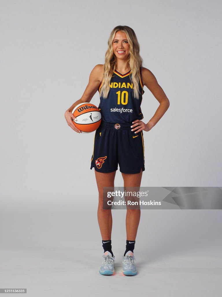 Lexie Hull Of The Indiana Fever Poses For A Portrait During WNBA lexie-hull-of-the-indiana-fever-poses-for-a-portrait-during-wnba