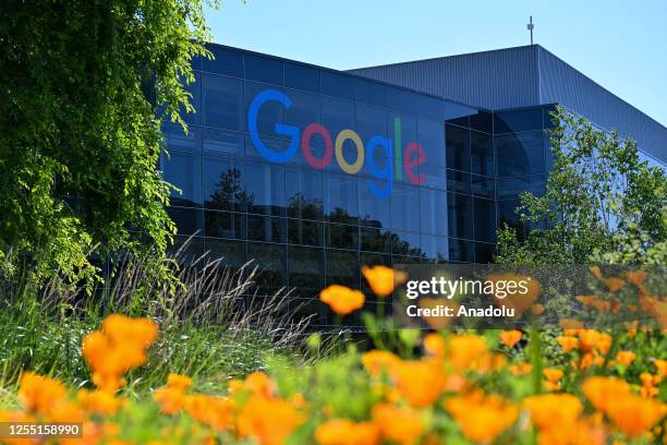 Google Headquarters is seen in Mountain View, California, United States on May 15, 2023.