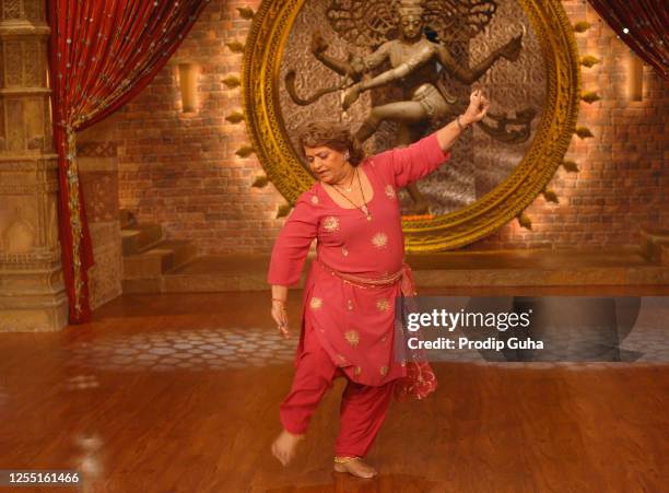 Saroj Khan attends the set of new real tv show of 9X channel on December 02, 2007 in Mumbai, India.