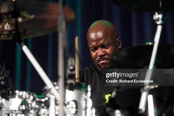 Chris Coleman, American drummer, United Kingdom, 2013.