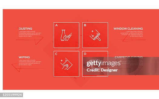 Cleaning Related Process Infographic Template Process Timeline Chart ...