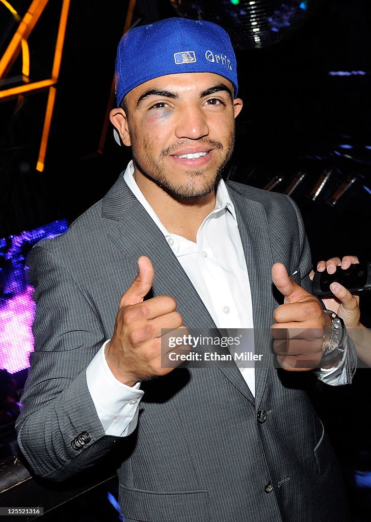 Victor Ortiz Appears At Studio 54