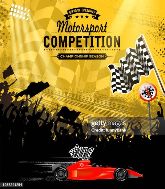 hygiene speed racing - race start lights stock illustrations