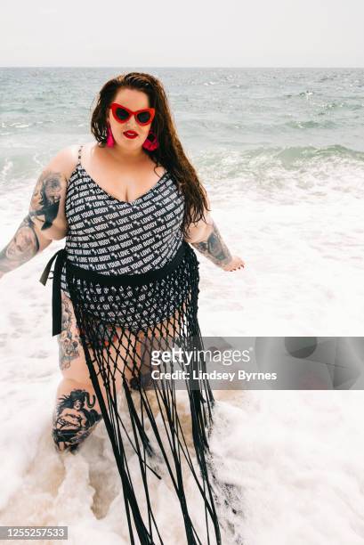 Model Tess Holliday is photographed for Nylon Magazine on June 6, 2019 in Puerto Vallarta, Mexico. PUBLISHED IMAGE.