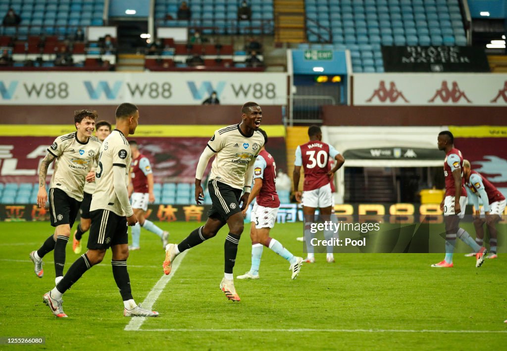 Aston Villa v Manchester United - Premier League