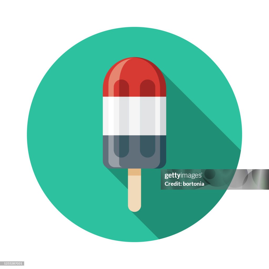 Red White and Blue Popsicle