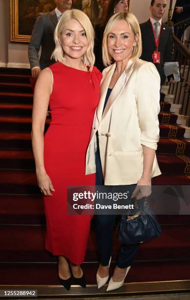 Holly Willoughby and Jenni Falconer attend The Prince's Trust and TKMaxx & Homesense Awards 2023 at the Theatre Royal Drury Lane on May 16, 2023 in...