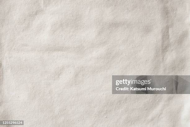 white canvas fabric texture background - cotton stockfoto's en -beelden