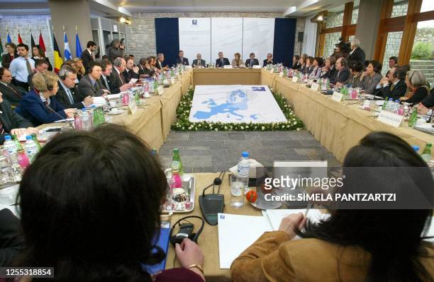 View of the opening at the EU Informal Meeting of EU Labour and Social Affairs Ministers, held in Nafplio, 24 January 2003. Labour ministers gathered...
