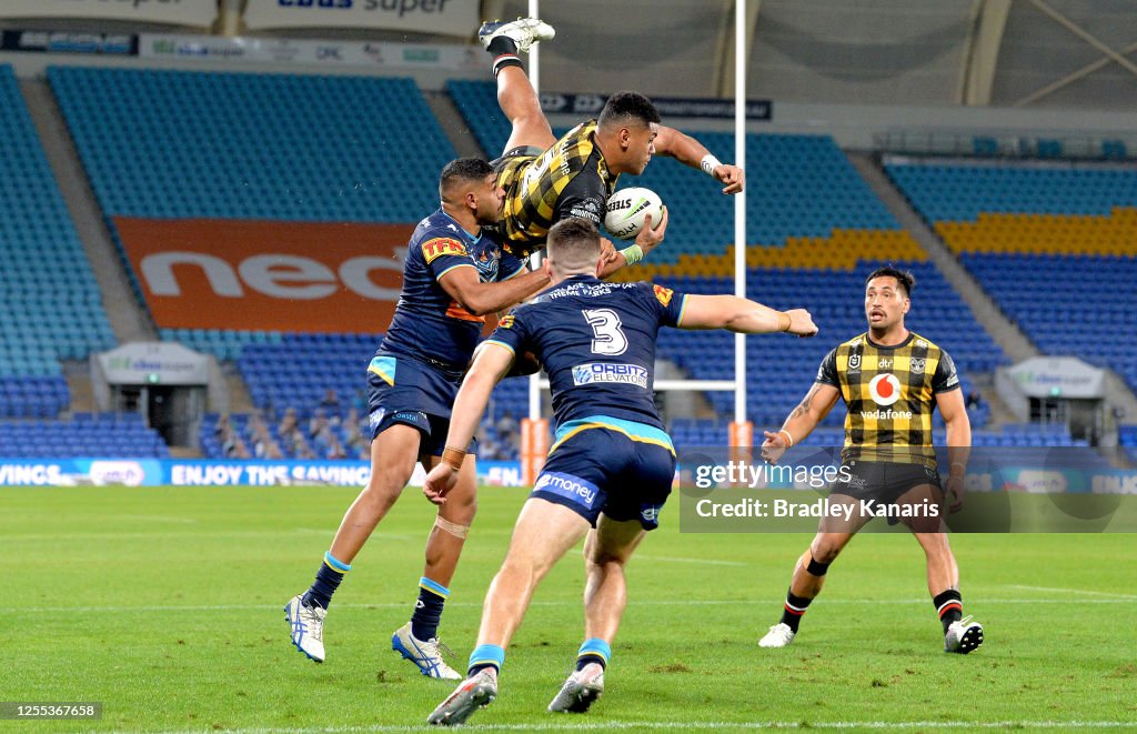 NRL Rd 9 - Titans v Warriors