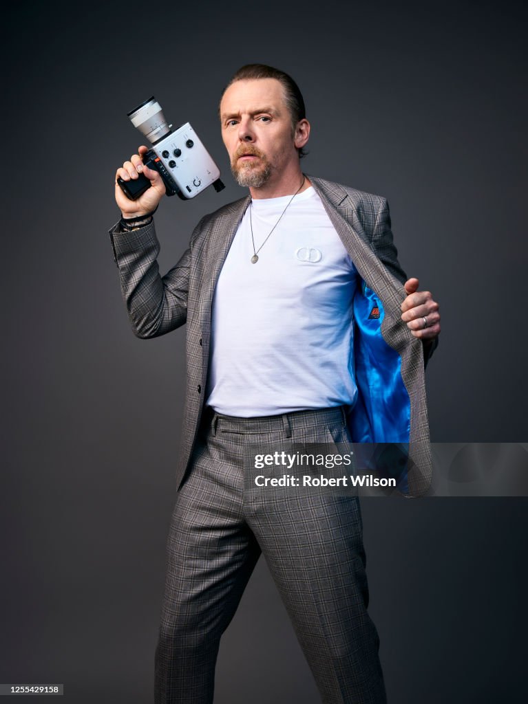 Simon Pegg Actor Simon Pegg is photographed for the Times magazine on March 6