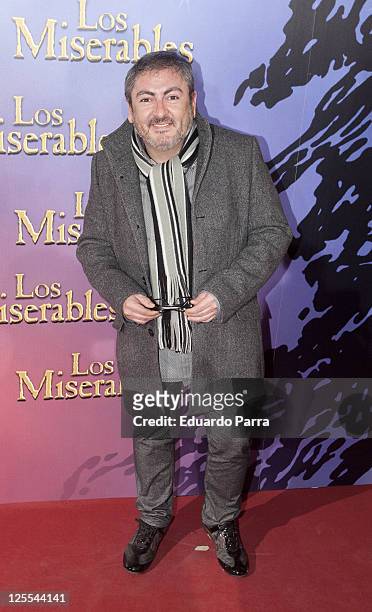 David Muro attends Los Miserables premiere photocall at Lope de Vega theatre on November 18, 2010 in Madrid, Spain.