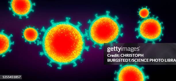 virus particles, illustration - hepatitis 幅插畫檔、美工圖案、卡通及圖標