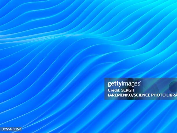 waves, abstract illustration - wave texture stock illustrations