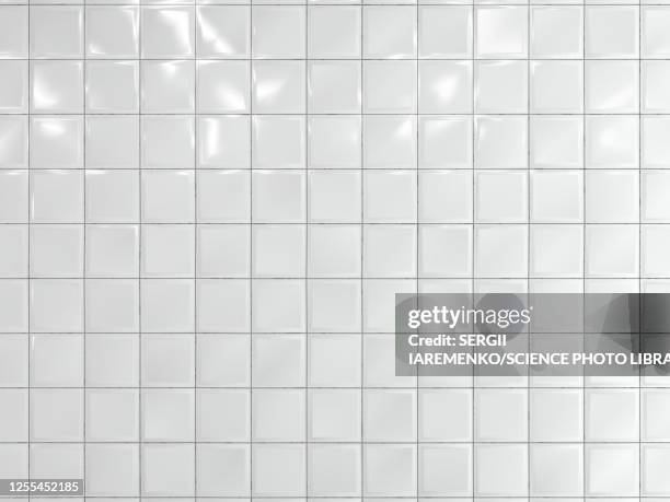 white tiles, illustration - tiled floor stock illustrations