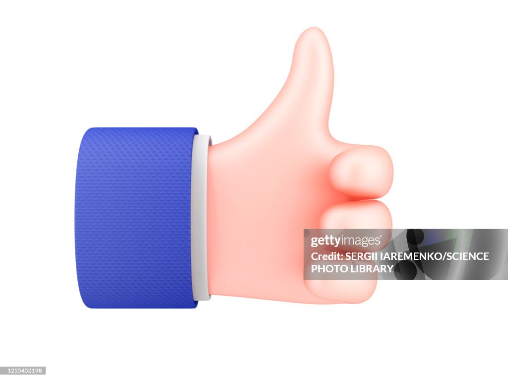 Thumbs up, illustration