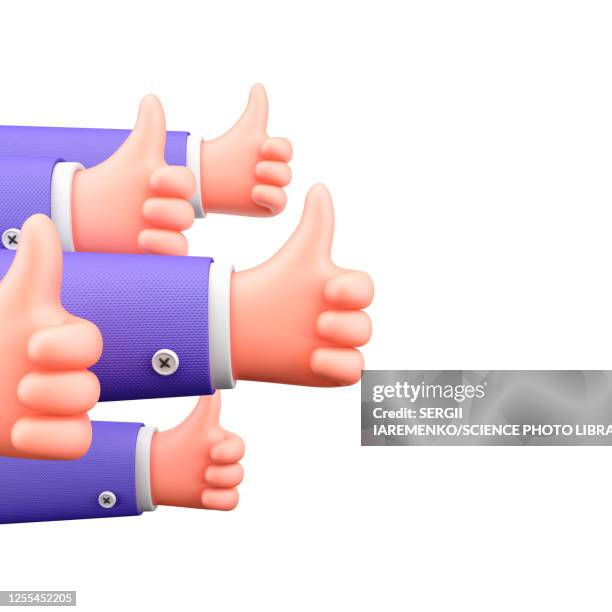 thumbs up, illustration - follower soziale medien stock-grafiken, -clipart, -cartoons und -symbole