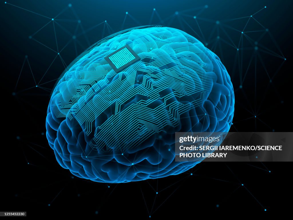 Artificial intelligence, conceptual illustration