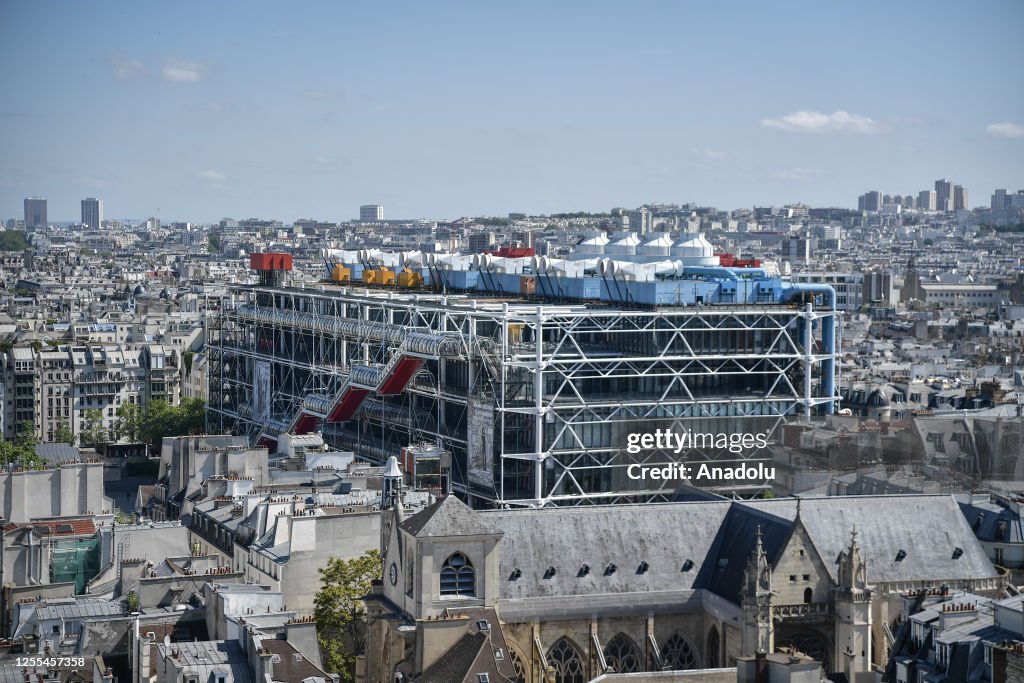 The opening of the Saint-Jacques Tower in Paris