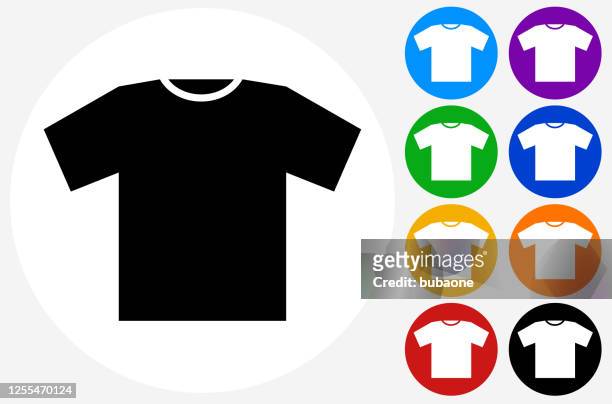 t-shirt icon - t shirt stock-grafiken, -clipart, -cartoons und -symbole