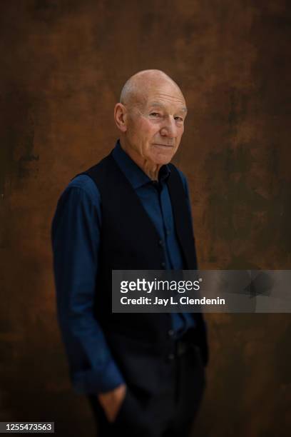 Actor, director and producer, Sir Patrick Stewart is photographed for Los Angeles Times on June 2, 2020 in Los Angeles, California. PUBLISHED IMAGE....