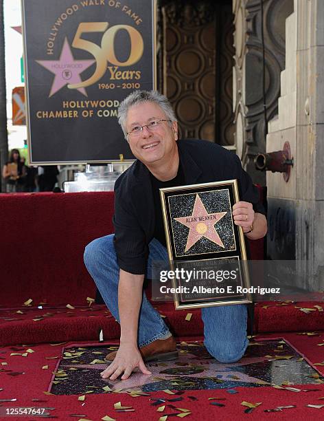 Composer Alan Menken attends a ceremony honring Alan Menken with a Star on The Hollywood Walk of Fame on November 10, 2010 in Hollywood, California.