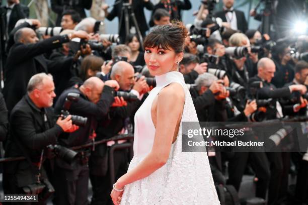 Gemma Chan at the "Monster" Screening & Red Carpet at the 76th Cannes Film Festival held at the Palais des Festivals on May 17, 2023 in Cannes,...