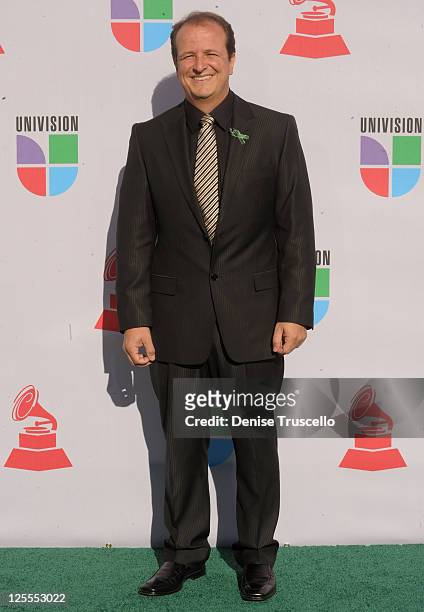 Composer Julio Reyes Copello arrives at the 11th Annual Latin GRAMMY Awards held at the Mandalay Bay Events Center on November 11, 2010 in Las Vegas,...