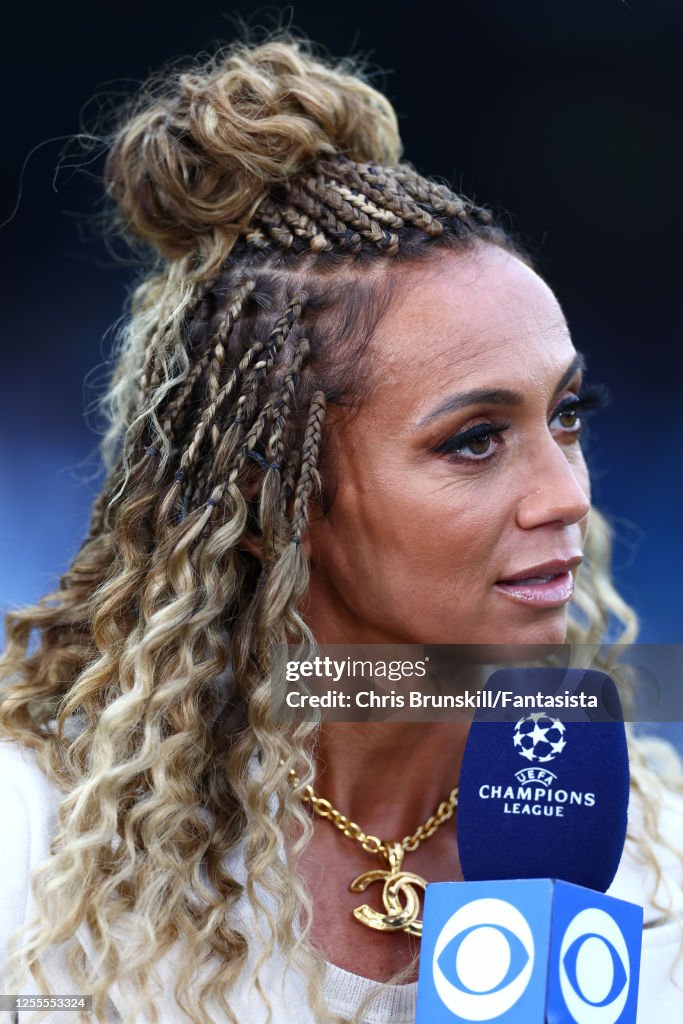 Abdo City Ruler Kate Abdo looks on prior to the UEFA Champions League semi-final ...