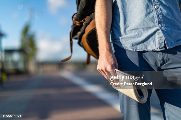 man reading a book - sweden school stock pictures, royalty-free photos & images