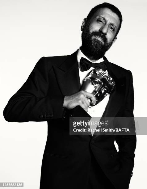 Actor Adeel Akhtar, is photographed at BAFTA's television awards with P&O Cruises on May 14, 2023 in London, England.