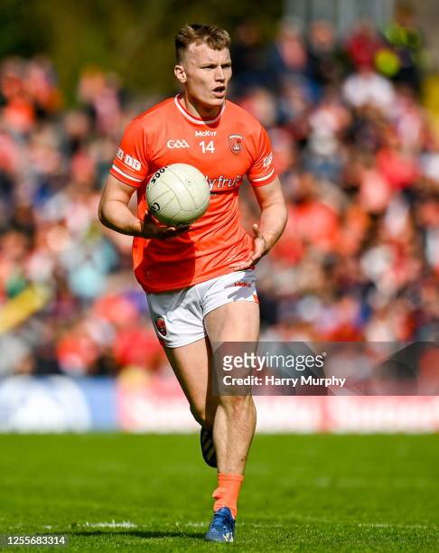 Monaghan , Ireland - 14 May 2023; Rian O'Neill of Armagh during the Ulster GAA Football Senior Championship Final match between Armagh and Derry at...