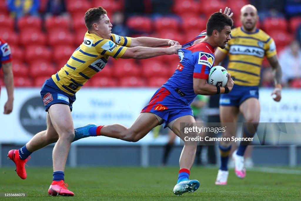 NRL Rd 9 - Knights v Eels