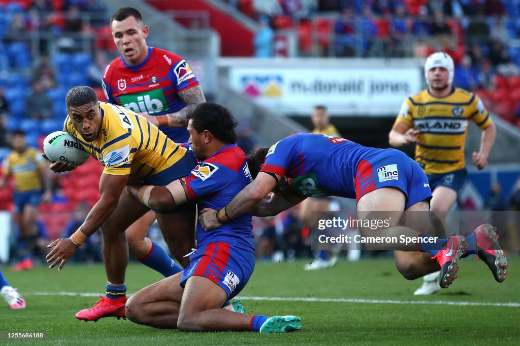 NRL Rd 9 - Knights v Eels