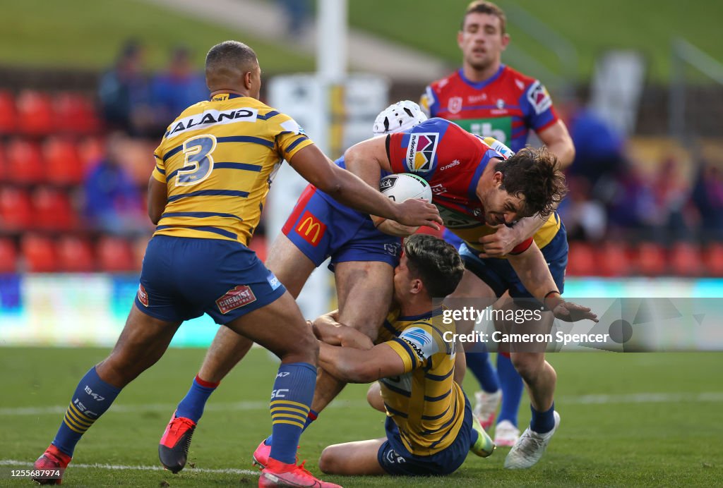 NRL Rd 9 - Knights v Eels