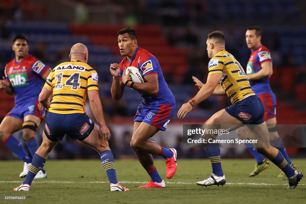 NRL Rd 9 - Knights v Eels