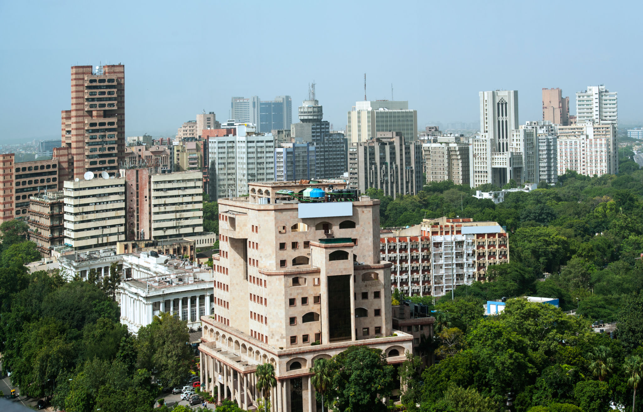 delhi skyline