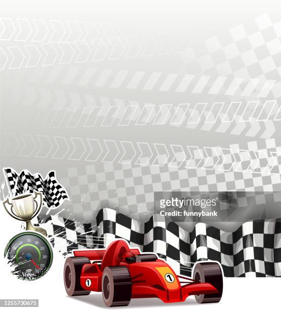 finish racecar - racing lights stock illustrations