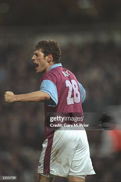 Slaven Bilic of Croatia in action for West Ham during the Premier League match against Sunderland at Upton Park, London. West Ham won the match 2-0....