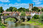 Aylesford, Maidstone, Kent and the River Medway