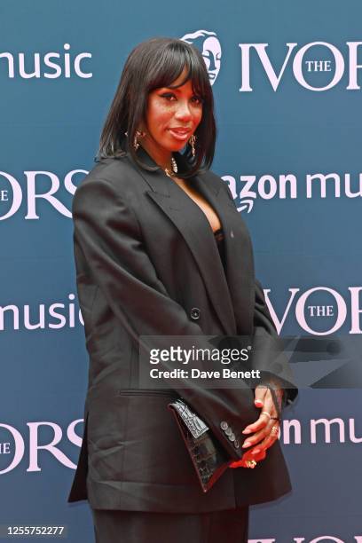 Shaznay Lewis attends The Ivors 2023 at The Grosvenor House Hotel on May 18, 2023 in London, England.