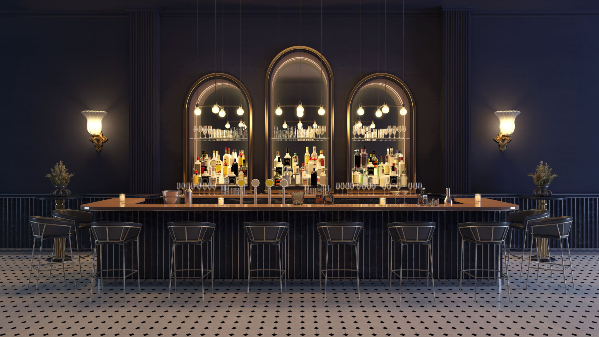 cocktail bar interior