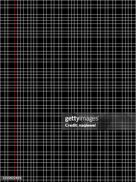 grids pattern paper page backgrounds - graph paper stock illustrations