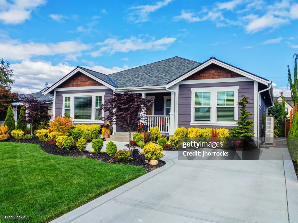 Modern Custom Suburban Home Exterior High Res Stock Photo Getty Images modern-custom-suburban-home-exterior-high-res-stock-photo-getty-images