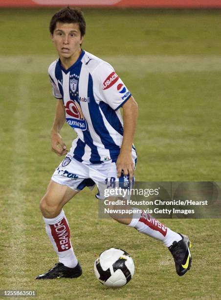 Pachuca's Jose Francisco Torres during the second half of the Concacaf Championship League soccer match against the Houston Dynamo at Robertson...