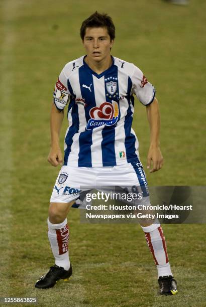 Pachuca's Jose Francisco Torres during the second half of the Concacaf Championship League soccer match against the Houston Dynamo at Robertson...