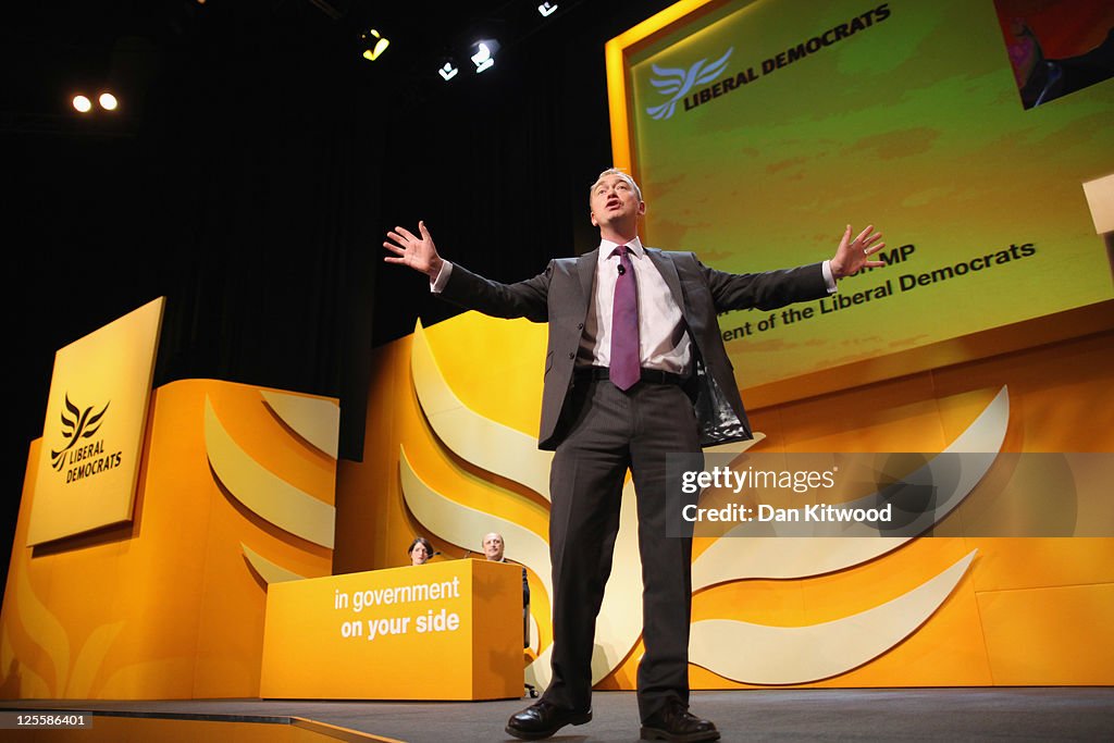 The Liberal Democrats Hold Their Annual Party Conference