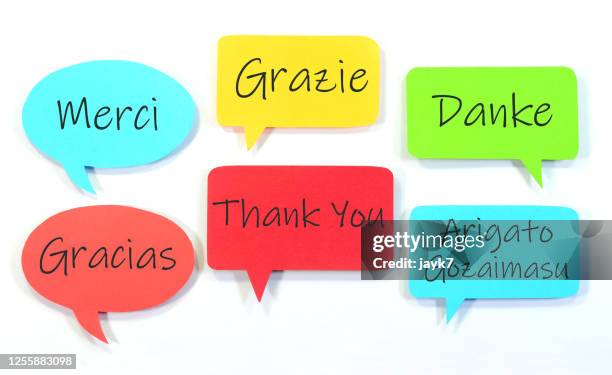 thank you - thank you englischer satz stock-fotos und bilder